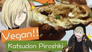 Making VEGAN PIROSHKI from Yuri on ICE [upl. by Oleusnoc]