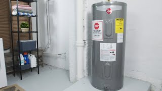 Fixing Common Electric Water Heater Problems  The Spruce RheemWaterHeaterTroubleshooting [upl. by Drhacir782]