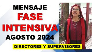 Mensaje CTE fase intensiva Secretaria de educación Leticia Ramírez Amaya Agosto de 2024 😊 Directores [upl. by Manuel502]