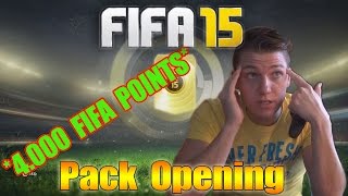 Fifa 15  4000 Fifa Points Pack Opening  My Pack Luck  Ultimate Team [upl. by Nels]