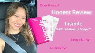 hismile PAP Whitening Strips Review  Before and After Results [upl. by Brufsky]