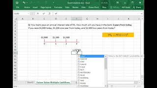 How to Calculate the Future Value FV of Multiple Cash Flows [upl. by Yalahs]