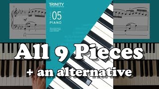 TRINITY Grade 5 Piano 201820 All 9 Pieces [upl. by Timothea730]