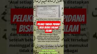 Pelaku tindak pidana bisa bebas dalam islam [upl. by Amaryl]