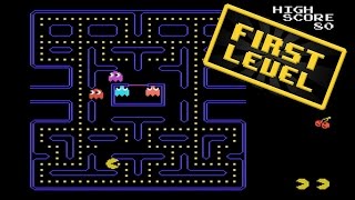 PacMan Collection First Level ColecoVision Ms PacMan Retrogaming Video Games [upl. by Perretta]