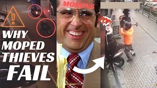 WHY MOPED THIEVES FAIL HIT with a VASE SMASHampGRAB BOTCHED ATTEMPT LegitReviews [upl. by Andrey]