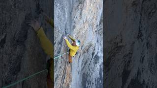 Eiger North Face with Tommy Caldwell Odyssee 8a 33 pitches 1400m in under 24 hours bigwall [upl. by Icyaj]