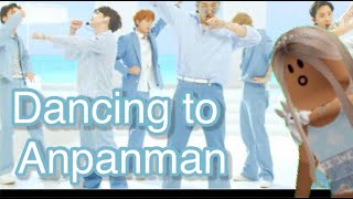 Dancing to Anpanman Roblox ver [upl. by Nadnerb]