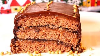 Medenjak posna torta  Gingerbread Cake Recipe [upl. by Ytirahc]