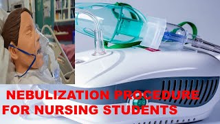 Nebulization  Nebulization Procedure Nebulization Machine Parts [upl. by Anchie499]