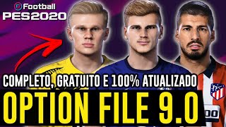 PES 2020 OPTION FILE 90 COMPLETO JANELA DE TRANSFERÊNCIAS KITS 2021 TODOS OS TIMES ATUALIZADOS [upl. by Lari452]