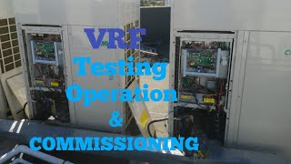 VRFHVAC  COMMISSIONING FOR THE VRF UNIT  HOW TO DO Addressing communication operation IN VRF [upl. by Rimola]