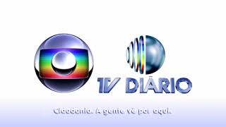 MONTAGEM Vinheta de apoio da Rede Globo com a TV Diário  Cidadania 20082011 [upl. by Aiekan]