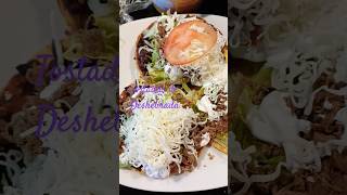 Deliciosas 🤤😋 Tostadas de Deshebrada 🤤shortsfeed song family amadecasa pop [upl. by Leahcir]