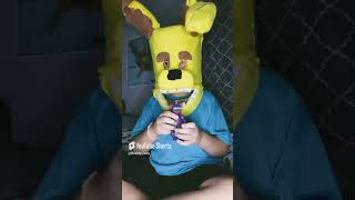 Spring Bonnie unboxes funko action figure FNAF [upl. by Otxilac154]