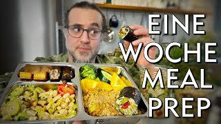 MEAL PREP für die Arbeit  eine Woche gesund essen [upl. by Niraj]