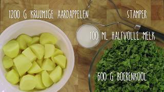 Boerenkoolstamppot recept  Jumbo [upl. by Ule243]