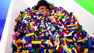 LEGO BATH CHALLENGE [upl. by Derraj]