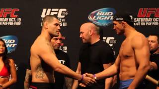 UFC 166 VELASQUEZ VS DOS SANTOS FACE OFF [upl. by Dupre]