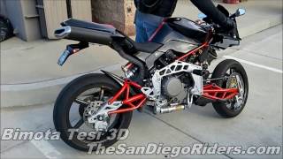 Bimota Tesi 3D Auto Club Speedway Fontana [upl. by Atiras]