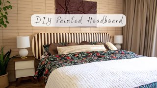 DIY Painted Upholstered Headboard Tutorial [upl. by Musa279]