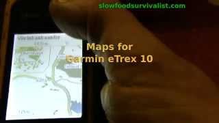 Free Maps for Garmin eTrex 10 [upl. by Atikat]