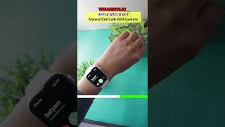 Apple Watch SE 2  Answer amp End Calls With Gesture ⌚🔥 shorts wearholic applewatchse2 [upl. by Ellenahs]