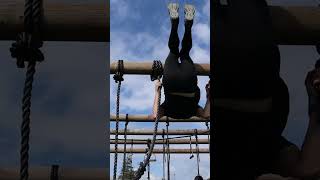 Snelle tip  Korte touw swingover ocr ropeclimbing survivalrun [upl. by Uy]