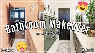 BATHROOM MAKEOVER on a BUDGET 2023  DIY Bathroom Renovation Ideas amp Tips [upl. by Namzaj]