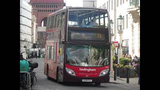 E400 Trident ExLondon DN33522 amp EN20 Hedingham 641 LK08FLL  74 to Clacton at Colchester High Street [upl. by Charlotte]