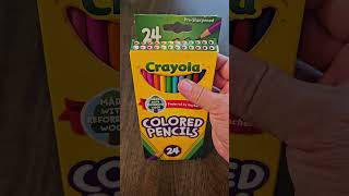 REVIEW Crayola Erasable Colored Pencils 24ct Kids Colored Pencils for School Back to School [upl. by Otrebor293]