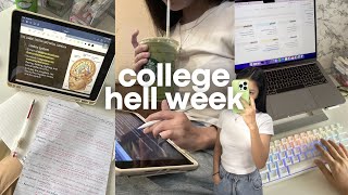 MIDTERM exams hell week study vlog 🫠 watch this to be motivated [upl. by Shayna]