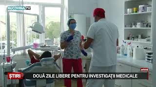 Doua zile libere pentru investigatii medicale [upl. by Greggs]