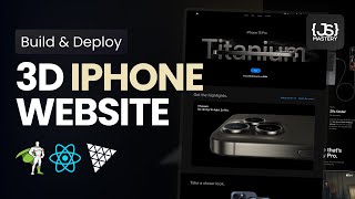 Build and Deploy an Apple Website with React  Beginner Threejs amp GSAP Tutorial [upl. by Annawal]