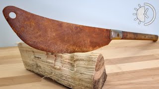 The Rebirth of an Old Giant Restoration of a Historic Meat Cleaver [upl. by Herra783]