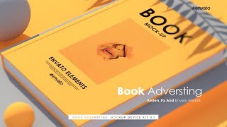 3D Mockup Book Cover Animation  After Effects Template [upl. by Ewan]