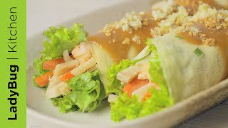 PALM FRESH Spring Rolls  LUMPIANG UBOD [upl. by Nika]