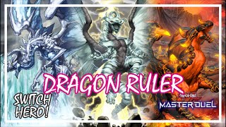 DRAGON RULER AURORADON COMBO RANKED GAMEPLAY YuGiOh Master Duel dragonruler masterduel [upl. by Ellehciram714]