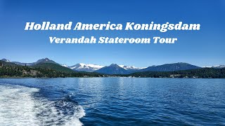 Holland America Koningsdam Verandah Stateroom 4164 Tour [upl. by Yenaj]