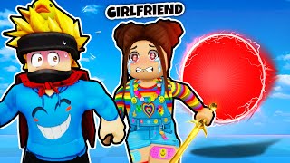 I Saved My Girlfriend From BLADE BALL in Roblox [upl. by Volny]