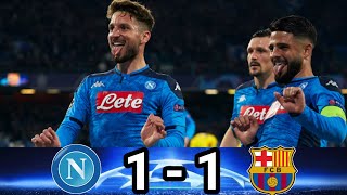 Napoli vs Barcelona 11 ● UCL 2020 ● Extended highlights amp Goals [upl. by Gillan593]