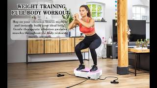 saveyour Vibration Plate Exercise Machine Effective Gentle and Versatile FullBody Workout Solution [upl. by Savage617]