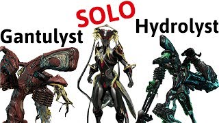 Warframe Solo Trinity Eidolon Gantulyst amp Hydrolyst Capture FIRST TIME [upl. by Simonne783]