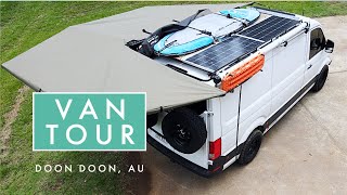 🚐 Full Van Tour  DIY VW Crafter 4Motion  Australia [upl. by Lubba]