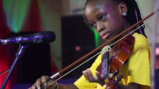 YOU RAISE ME UP  Violin Ministration at Children Worship Concert 2 [upl. by Allertse]