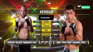 FFC 62 PATRICIO GOLIATH NAVARRETE CHI vs JOSE PEPE TORO GALINDO  Fusion Fighting Championship [upl. by Johann]