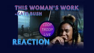 REACTION  Coop Troop Live on Kate Bush  This Womans Work  Official Music Video [upl. by Octavie699]