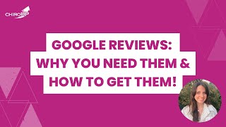 Google Reviews Why you need them amp how to get them [upl. by Sollows]