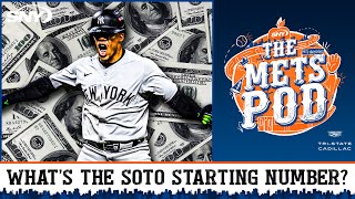 How much will the Mets offer Juan Soto to start  The Mets Pod  SNY [upl. by Arsuy920]