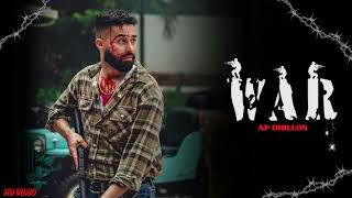 Warlyrics  Ap Dhillon  Gurinder Gill  Manu  New punjabi songs 2021 ASeries music22 [upl. by Bresee]